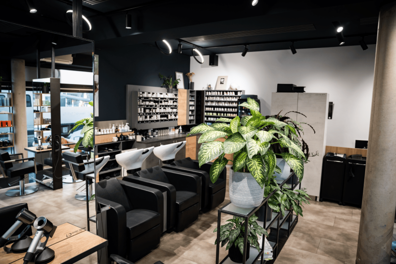 Inneneinrichtung Friseursalon